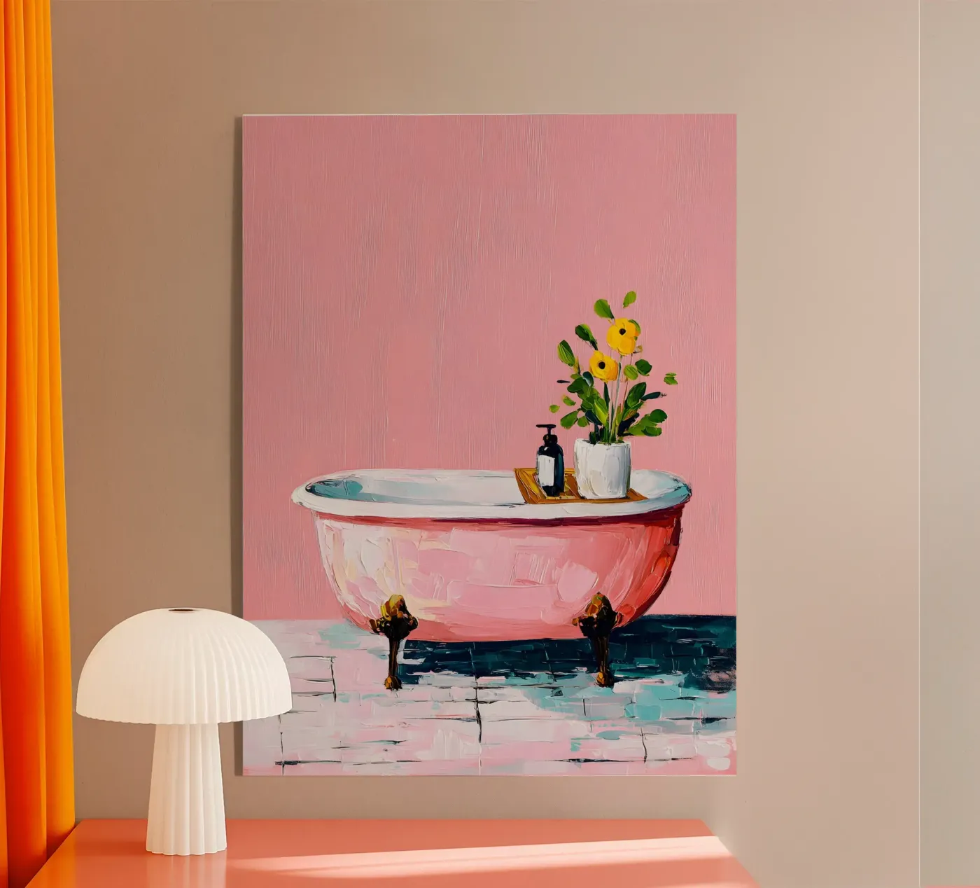 Pink Tub Dreams plexiglass da Gypsy Galleria