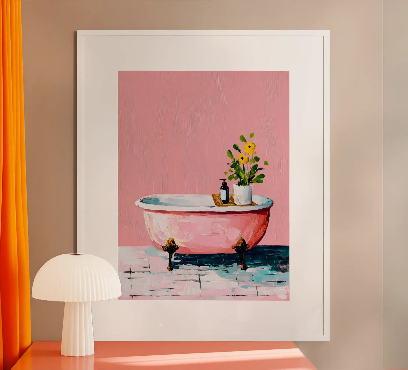 Pink Tub Dreams poster da Gypsy Galleria