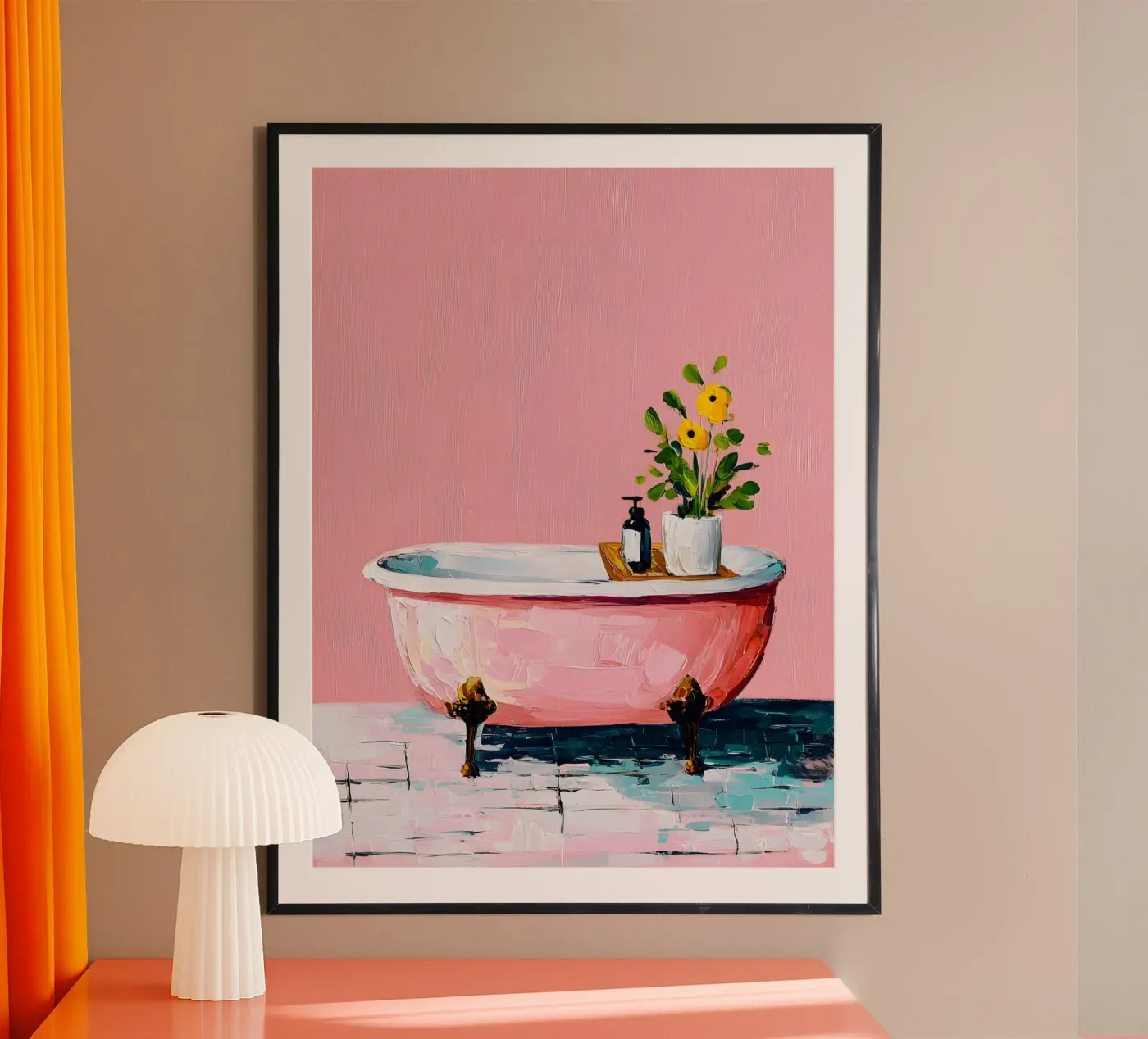 Pink Tub Dreams poster da Gypsy Galleria