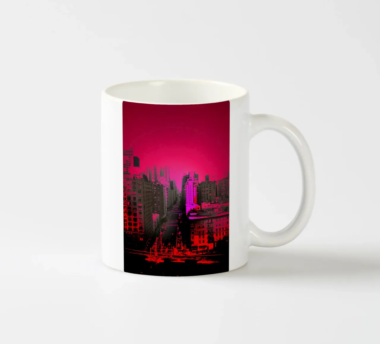 New York New York tazza in ceramica da Flo Klein