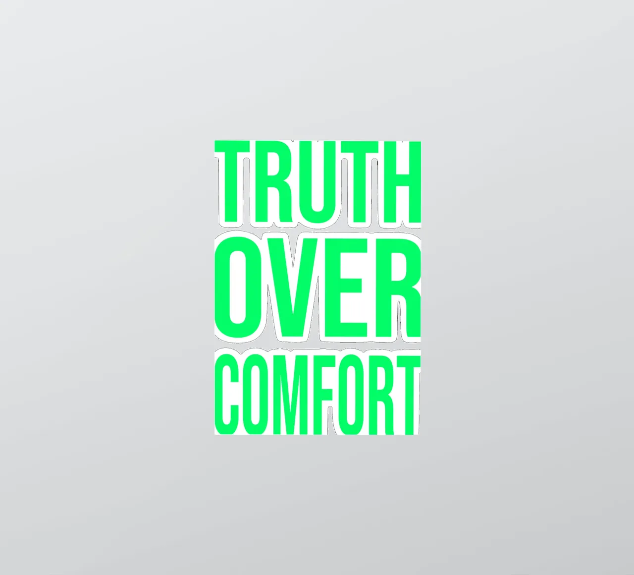 OVER Series- bold letters, brave values (5 colors) adesivo da OVER SERIES