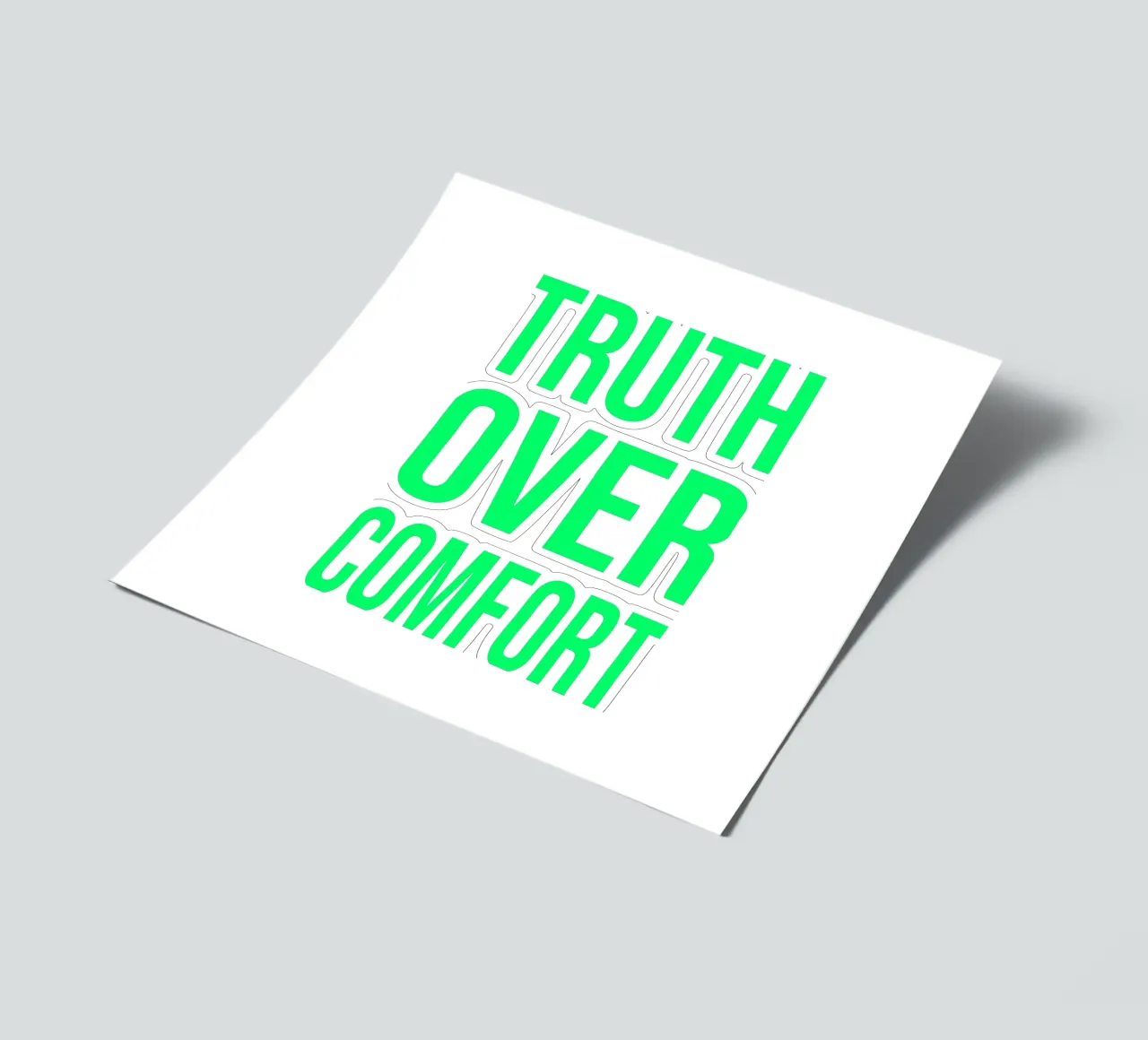 OVER Series- bold letters, brave values (5 colors) foglio adesivo da OVER SERIES
