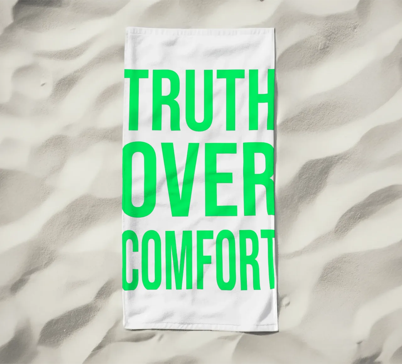 OVER Series- bold letters, brave values (5 colors) telo mare da OVER SERIES