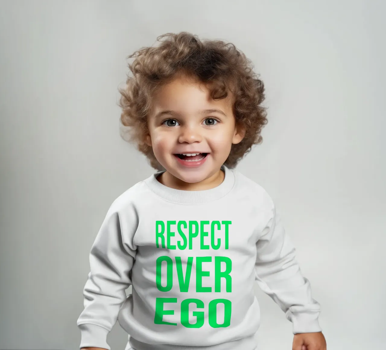 OVER Series- bold letters, brave values (5 colors) felpa neonato da OVER SERIES