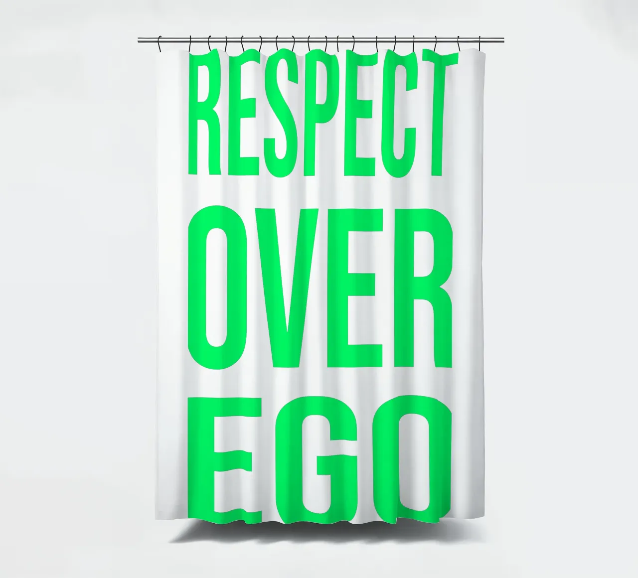 OVER Series- bold letters, brave values (5 colors) tenda da doccia da OVER SERIES