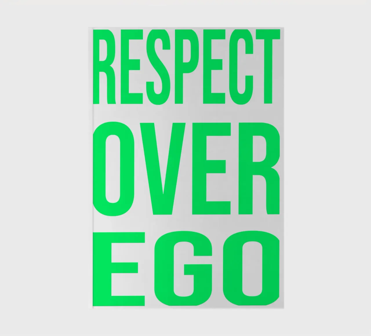 OVER Series- bold letters, brave values (5 colors) diario da OVER SERIES