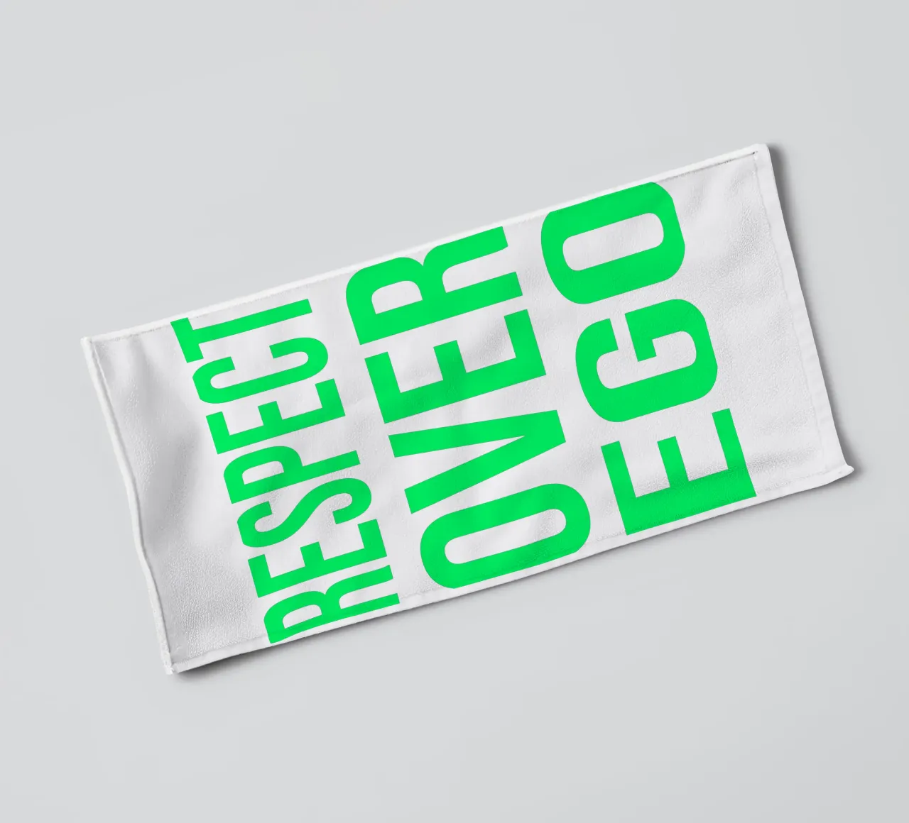 OVER Series- bold letters, brave values (5 colors) asciugamano da bagno da OVER SERIES
