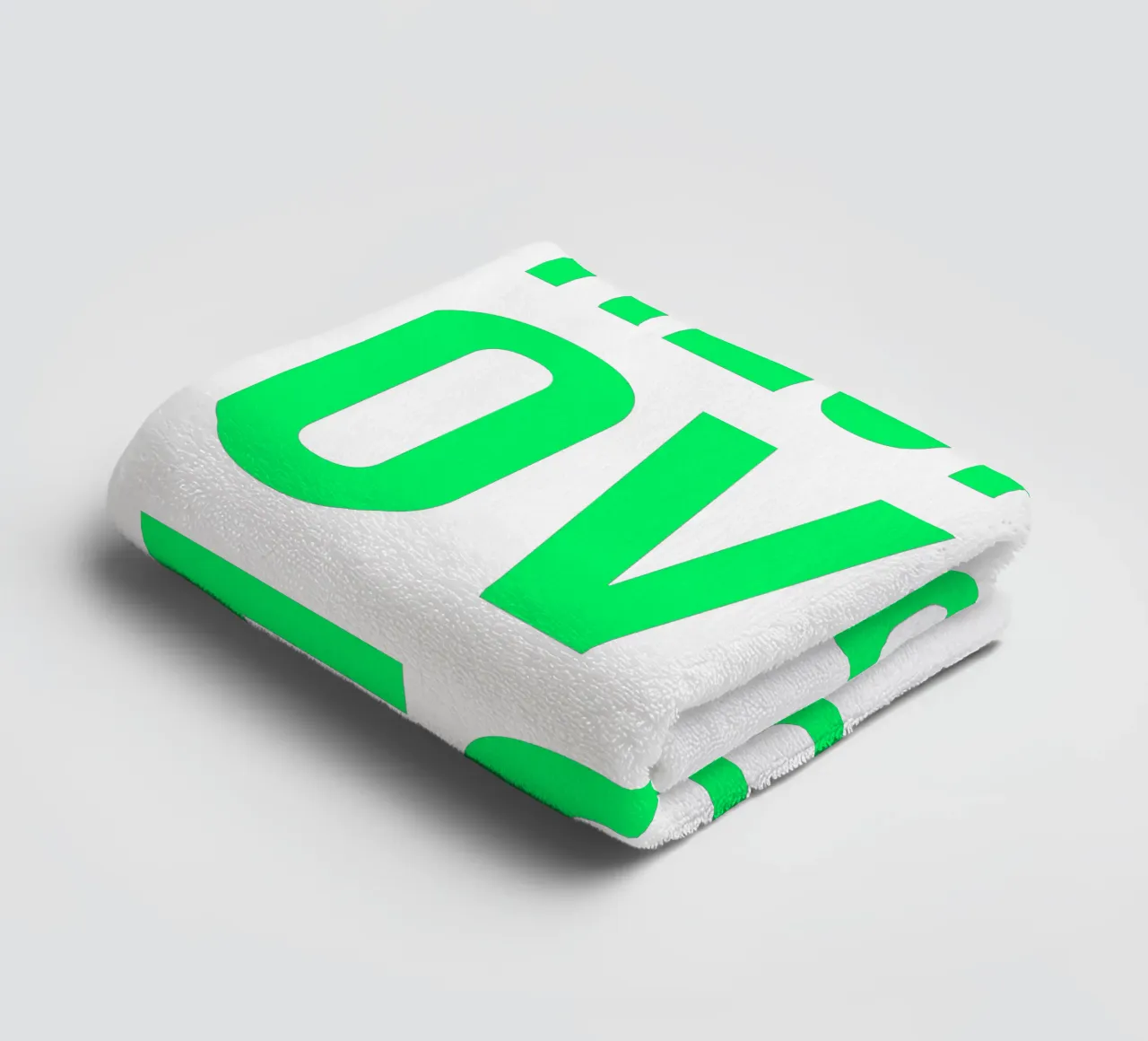 OVER Series- bold letters, brave values (5 colors) asciugamano da bagno da OVER SERIES