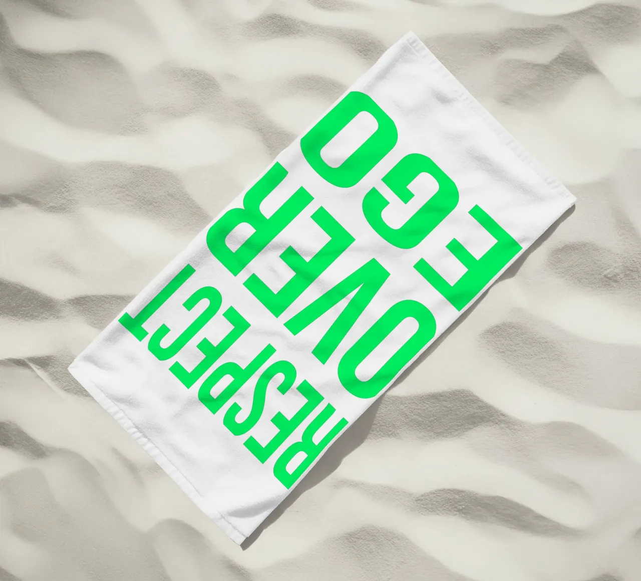OVER Series- bold letters, brave values (5 colors) telo mare da OVER SERIES
