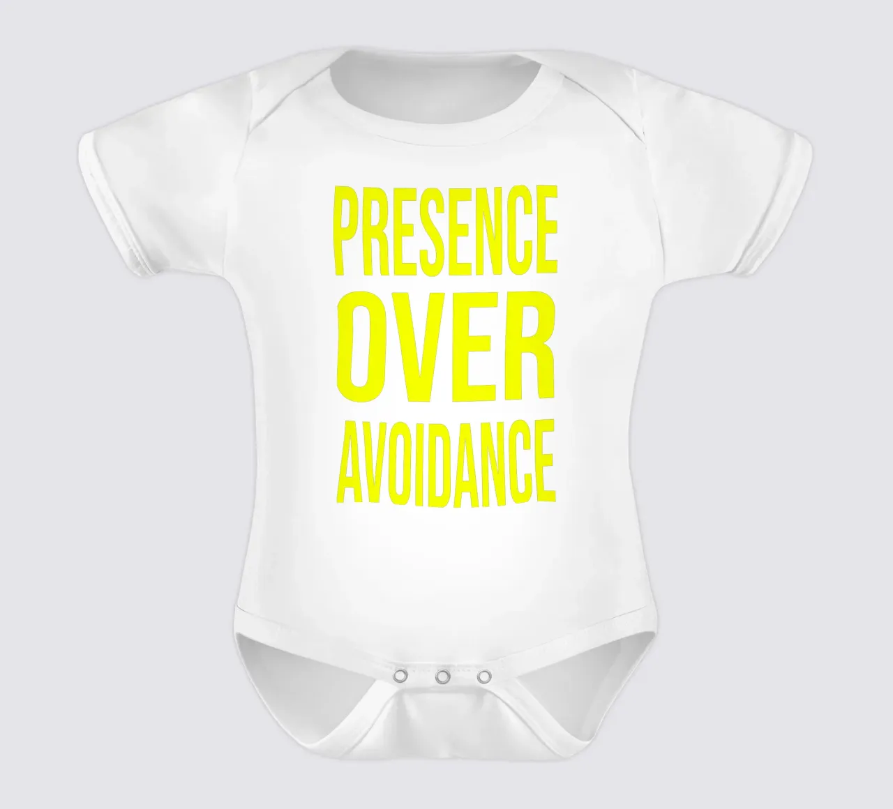 OVER Series- bold letters, brave values (5 colors) body neonato maniche corte da OVER SERIES