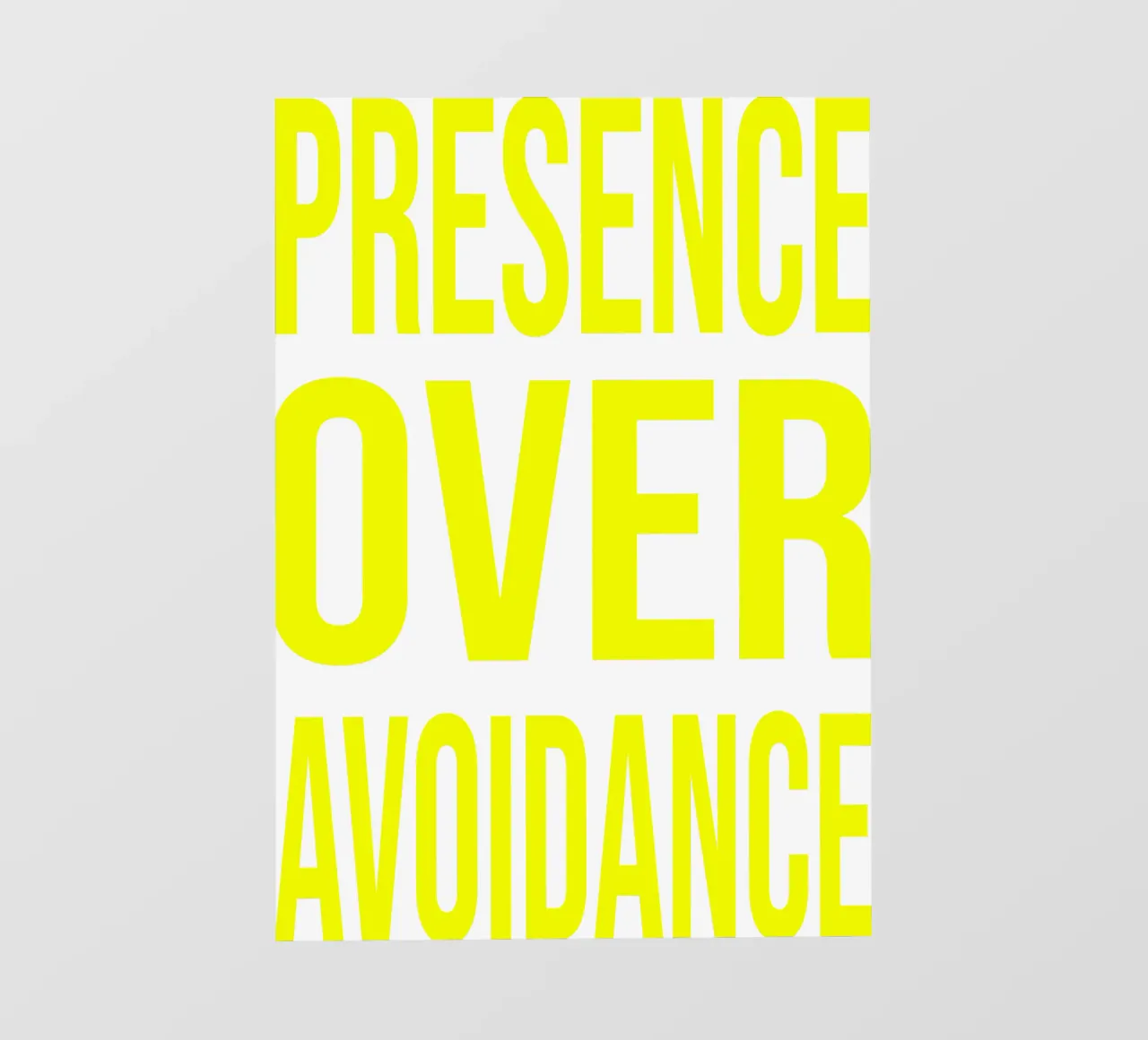 OVER Series- bold letters, brave values (5 colors) pellicola backlit da OVER SERIES