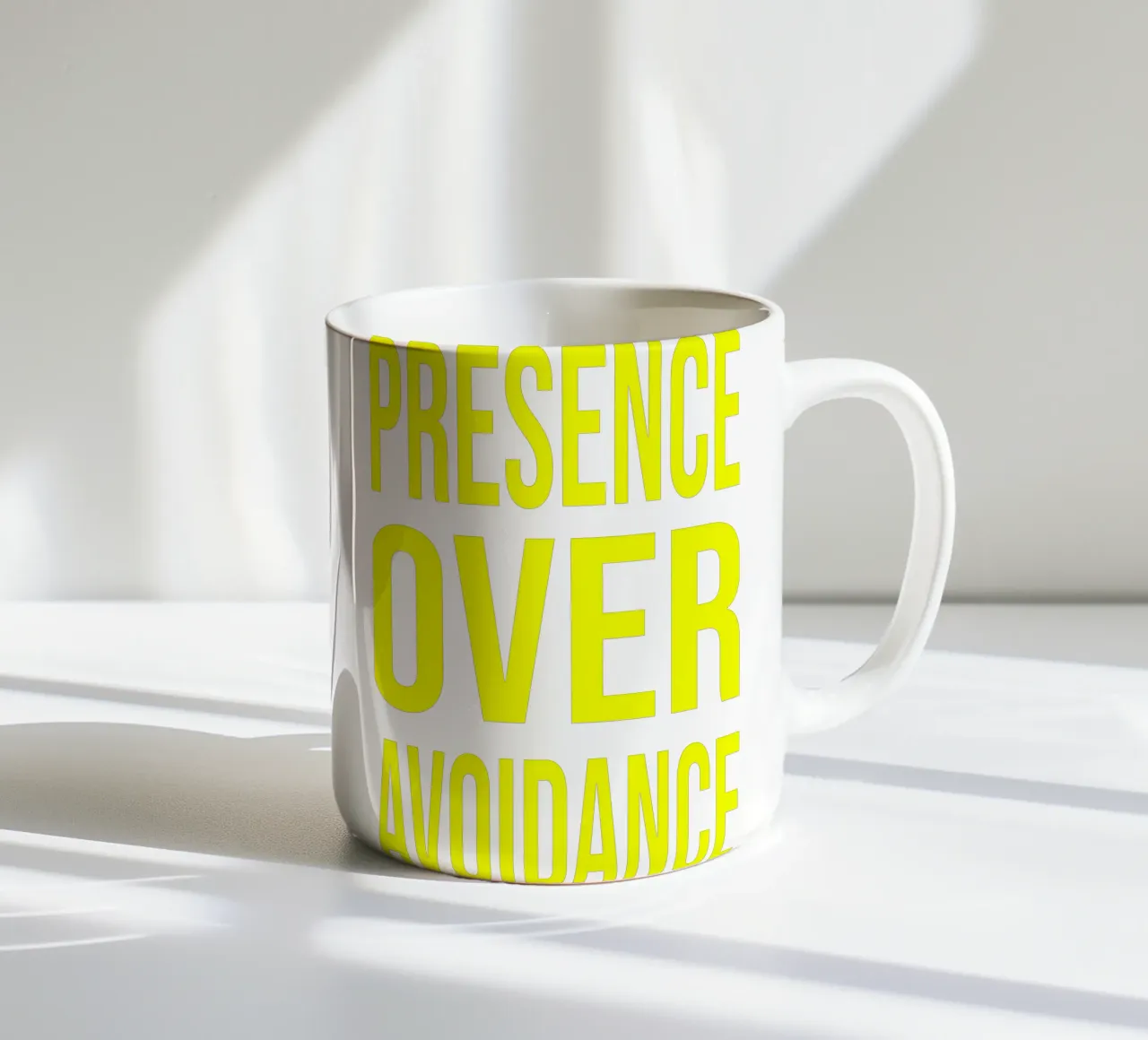 OVER Series- bold letters, brave values (5 colors) tazza in ceramica da OVER SERIES