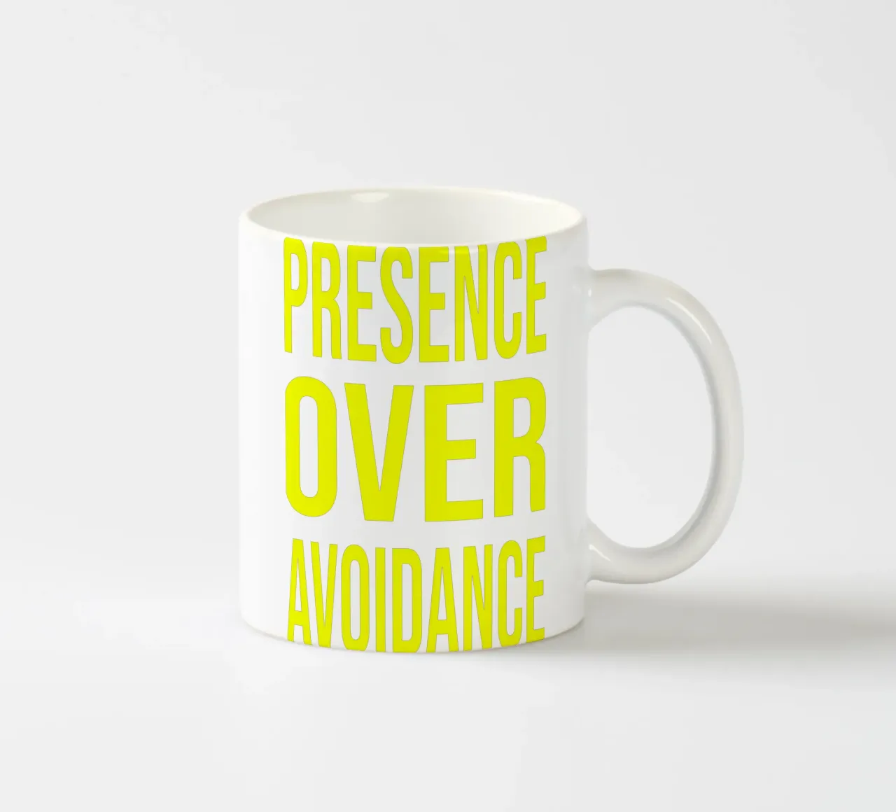 OVER Series- bold letters, brave values (5 colors) tazza in ceramica da OVER SERIES