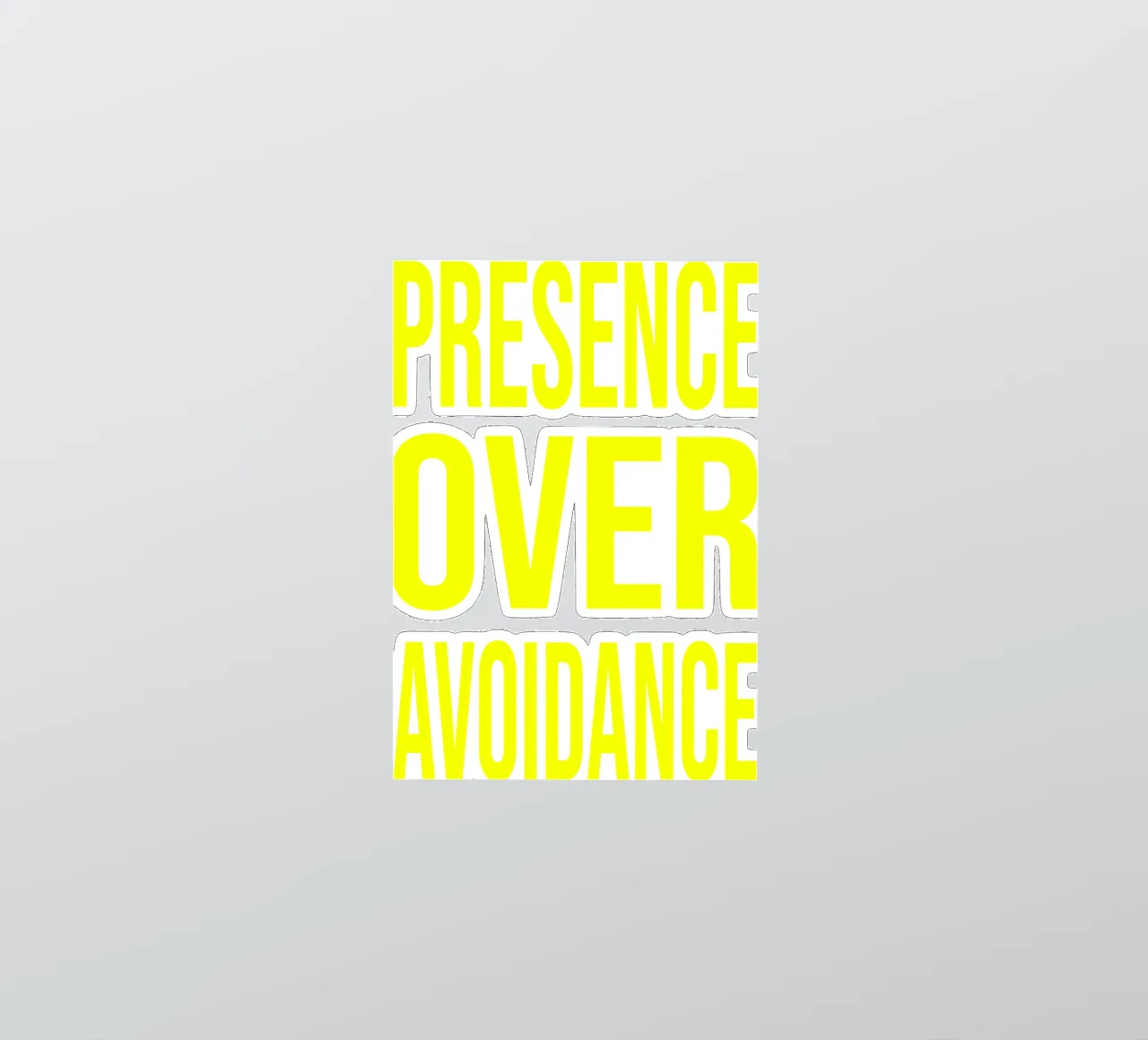 OVER Series- bold letters, brave values (5 colors) adesivo da OVER SERIES
