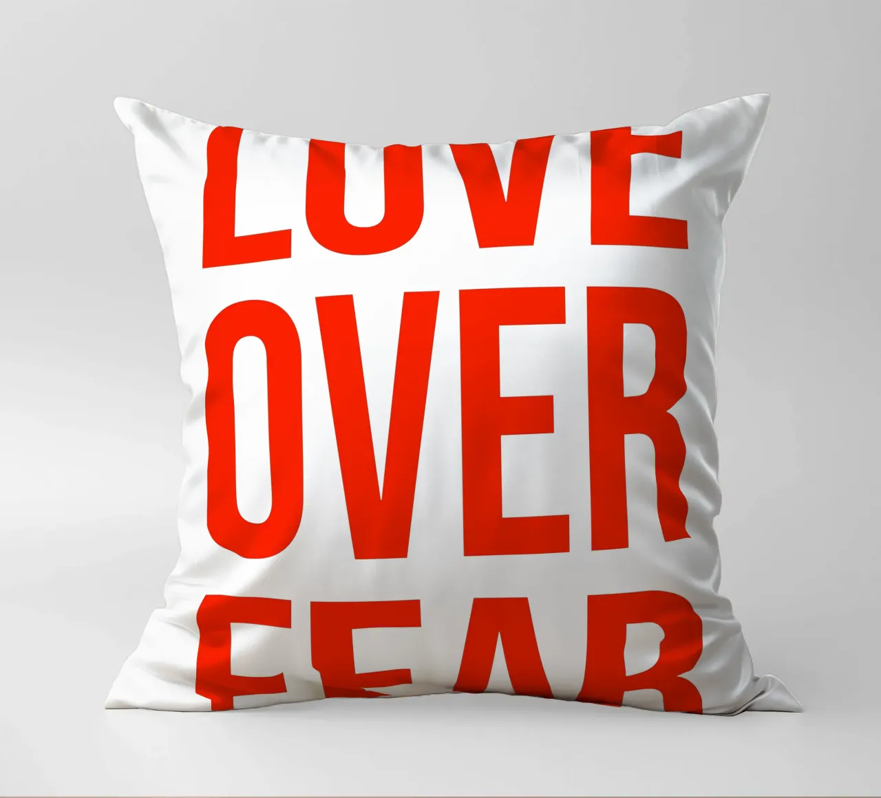 OVER Series- bold letters, brave values (5 colors) cuscino da OVER SERIES