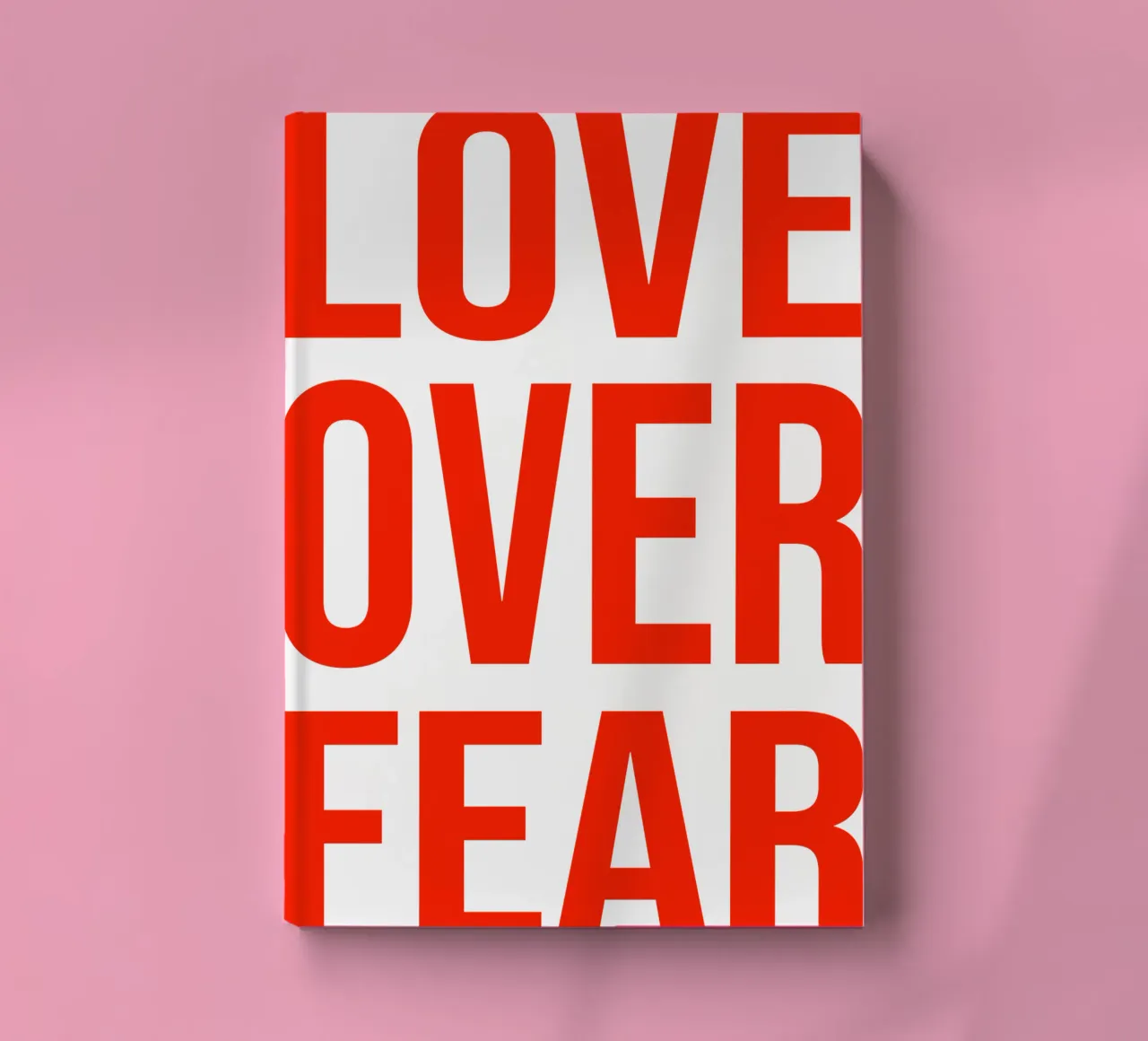 OVER Series- bold letters, brave values (5 colors) diario da OVER SERIES