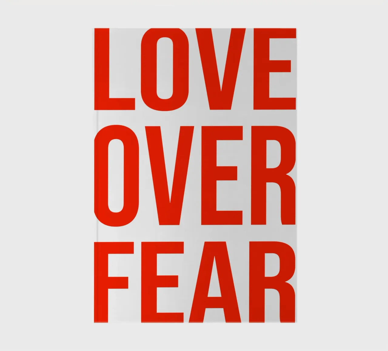 OVER Series- bold letters, brave values (5 colors) diario da OVER SERIES