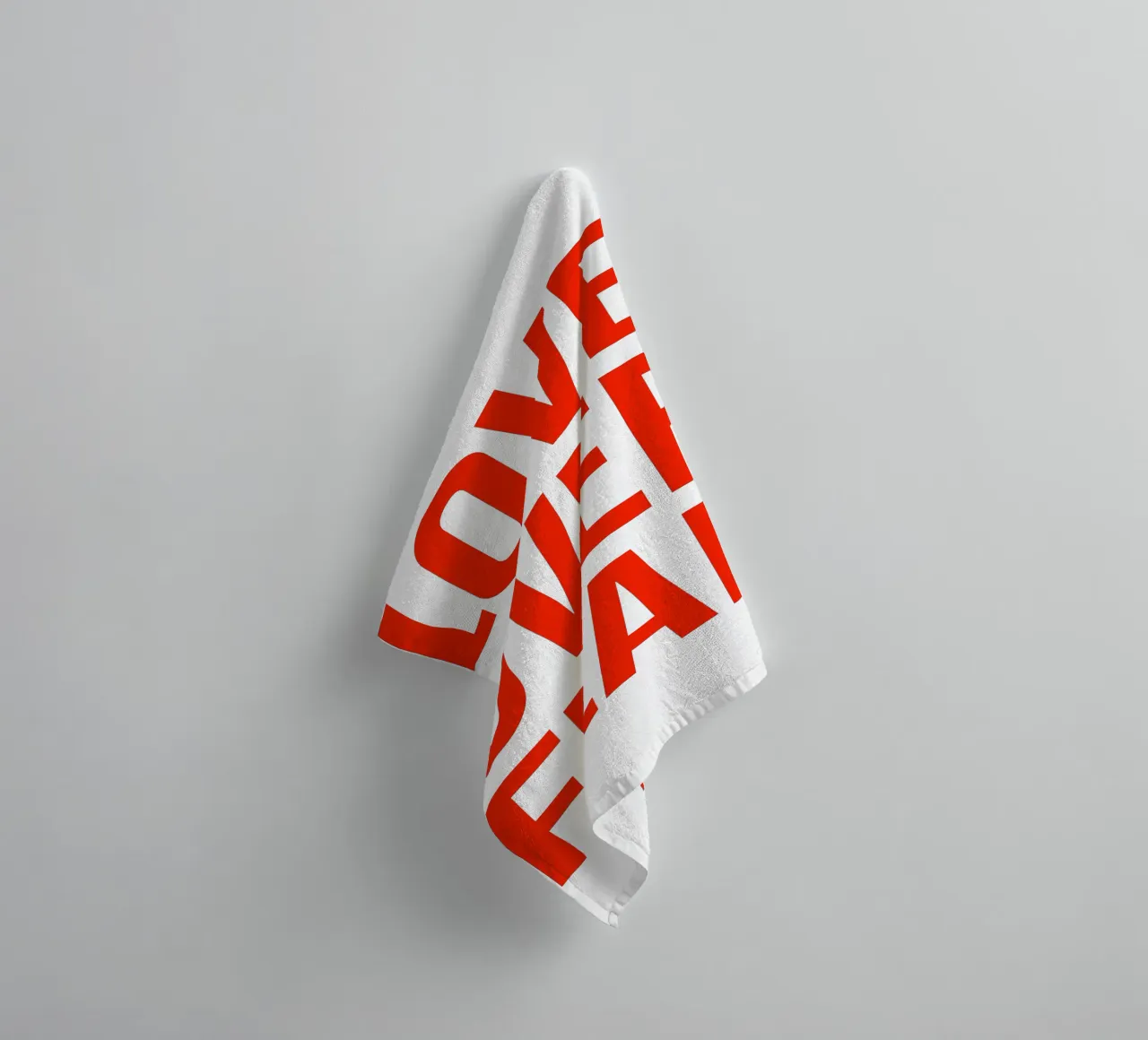 OVER Series- bold letters, brave values (5 colors) asciugamano da bagno da OVER SERIES