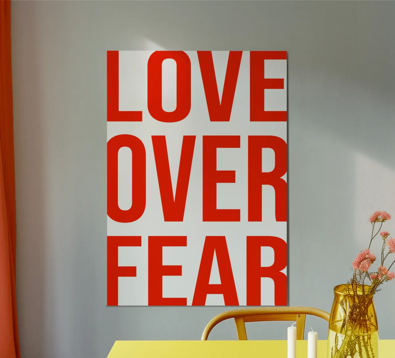 OVER Series- bold letters, brave values (5 colors) alluminio dibond da OVER SERIES