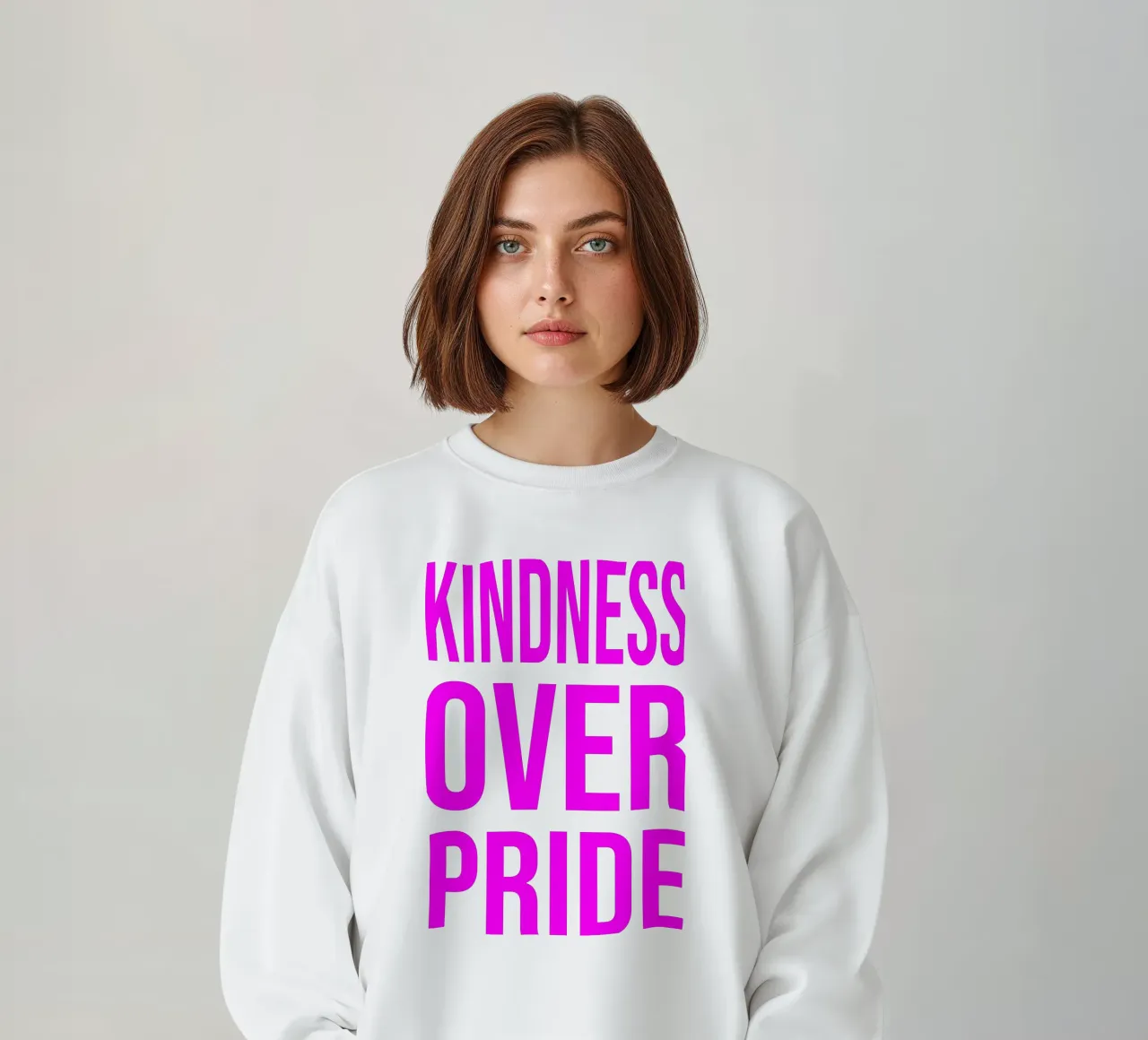 OVER Series- bold letters, brave values (5 colors) felpa da OVER SERIES