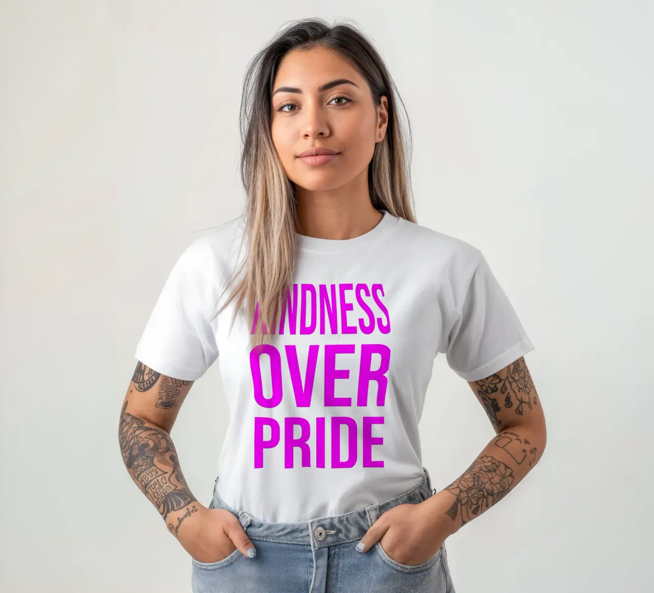 OVER Series- bold letters, brave values (5 colors) t-shirt da OVER SERIES