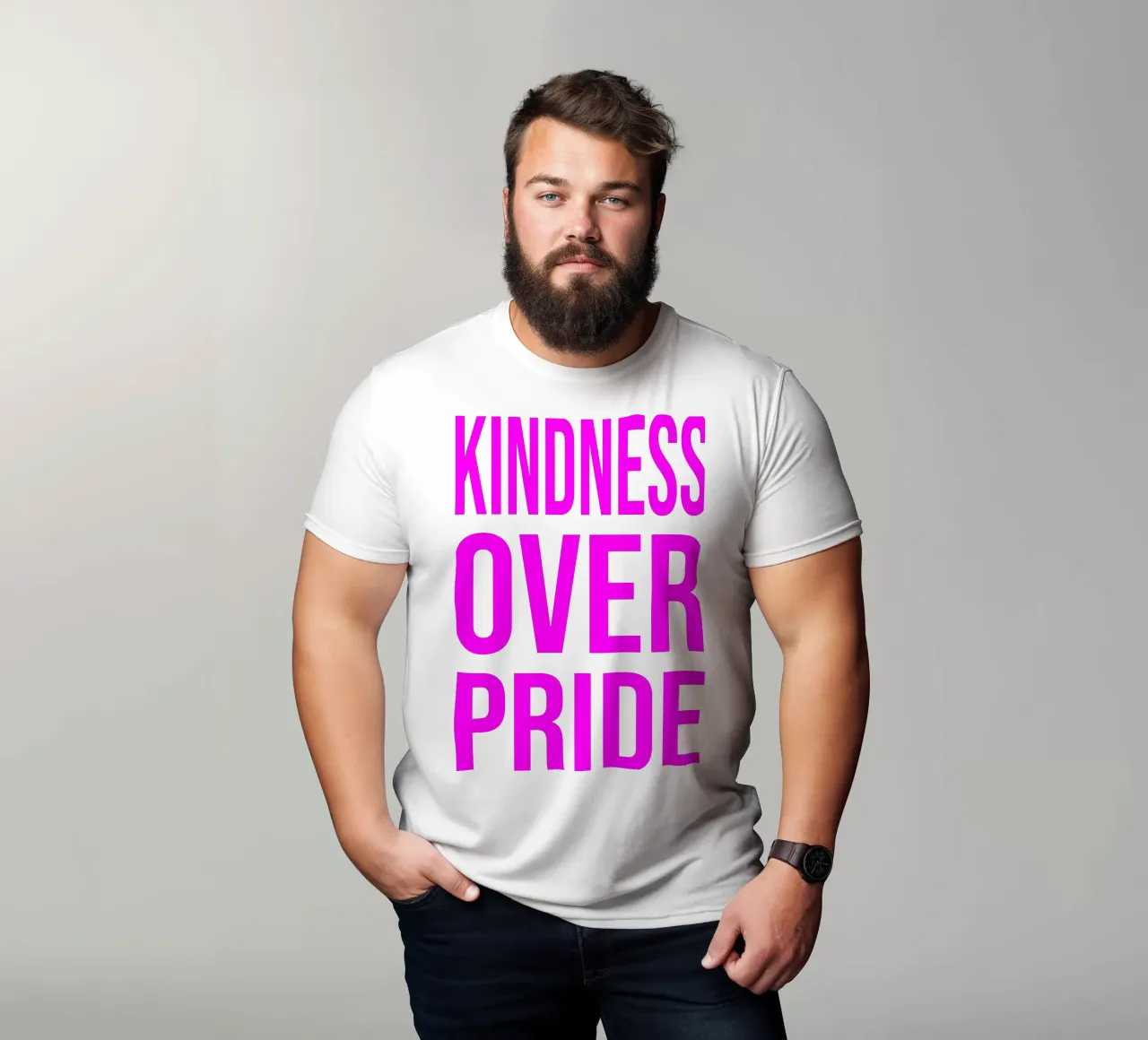 OVER Series- bold letters, brave values (5 colors) t-shirt da OVER SERIES
