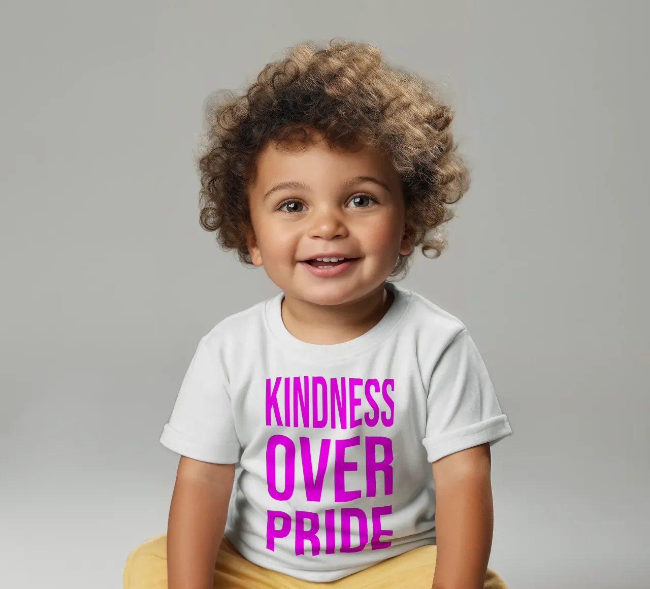 OVER Series- bold letters, brave values (5 colors) maglietta neonato da OVER SERIES