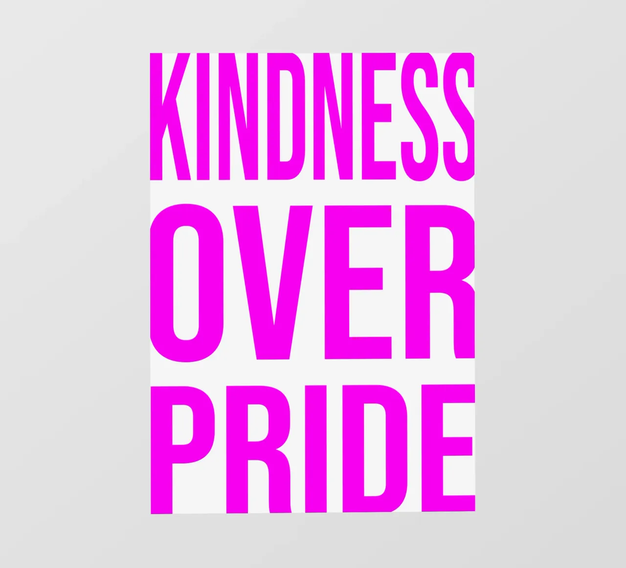 OVER Series- bold letters, brave values (5 colors) pellicola backlit da OVER SERIES