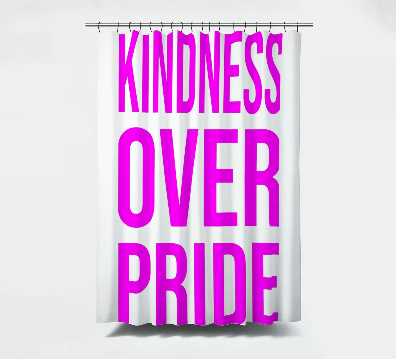 OVER Series- bold letters, brave values (5 colors) tenda da doccia da OVER SERIES