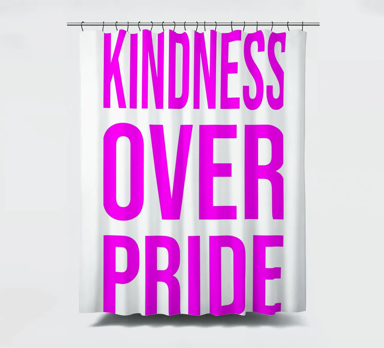 OVER Series- bold letters, brave values (5 colors) tenda da doccia da OVER SERIES