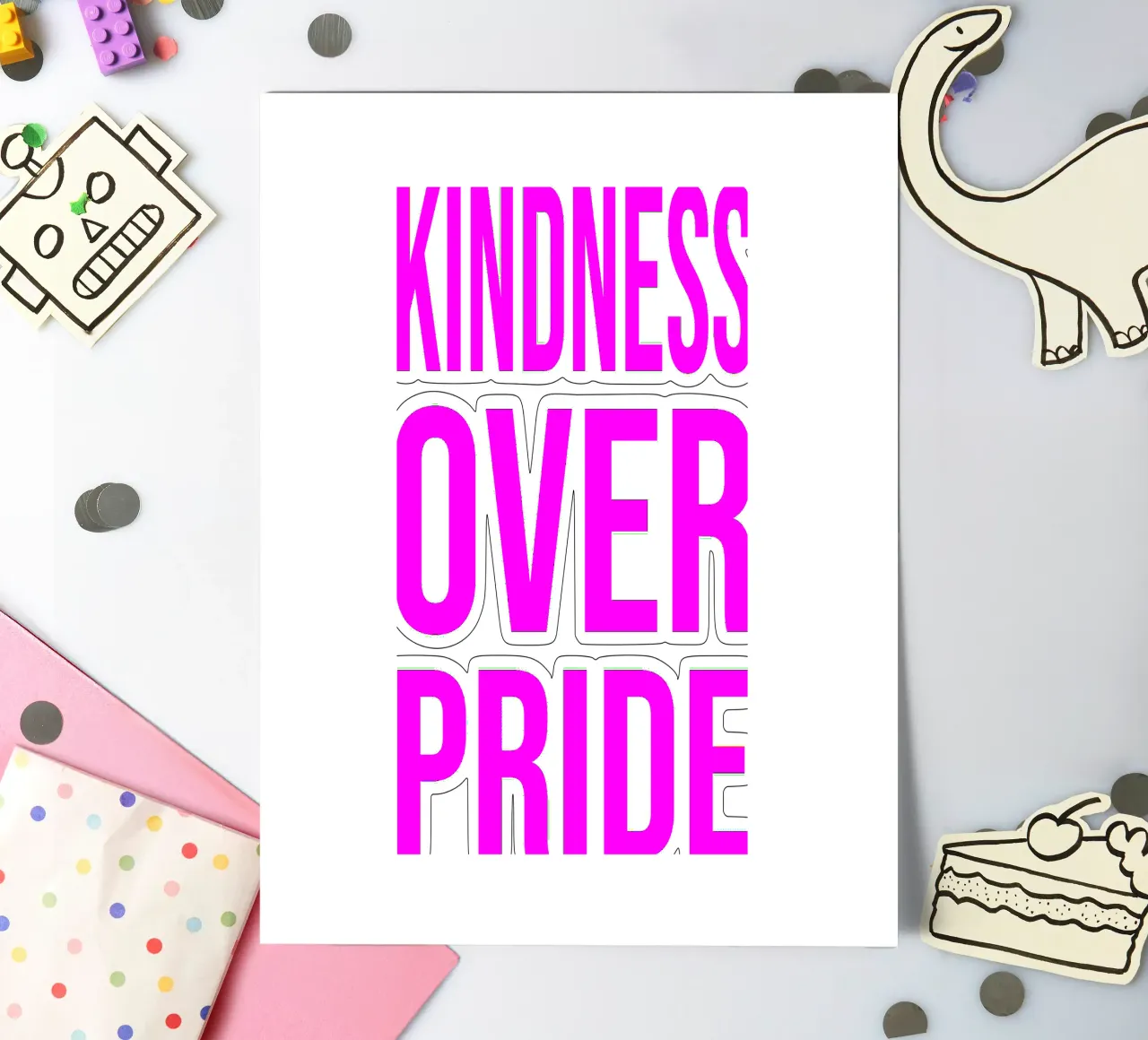 OVER Series- kindness over pride (5 colors) foglio adesivo da OVER SERIES