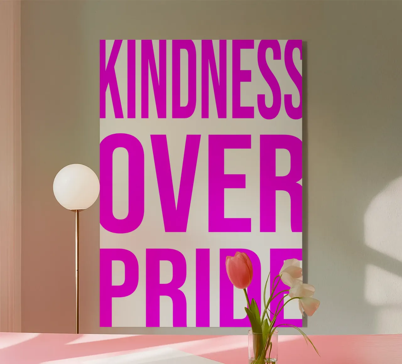OVER Series- bold letters, brave values (5 colors) plexiglass da OVER SERIES