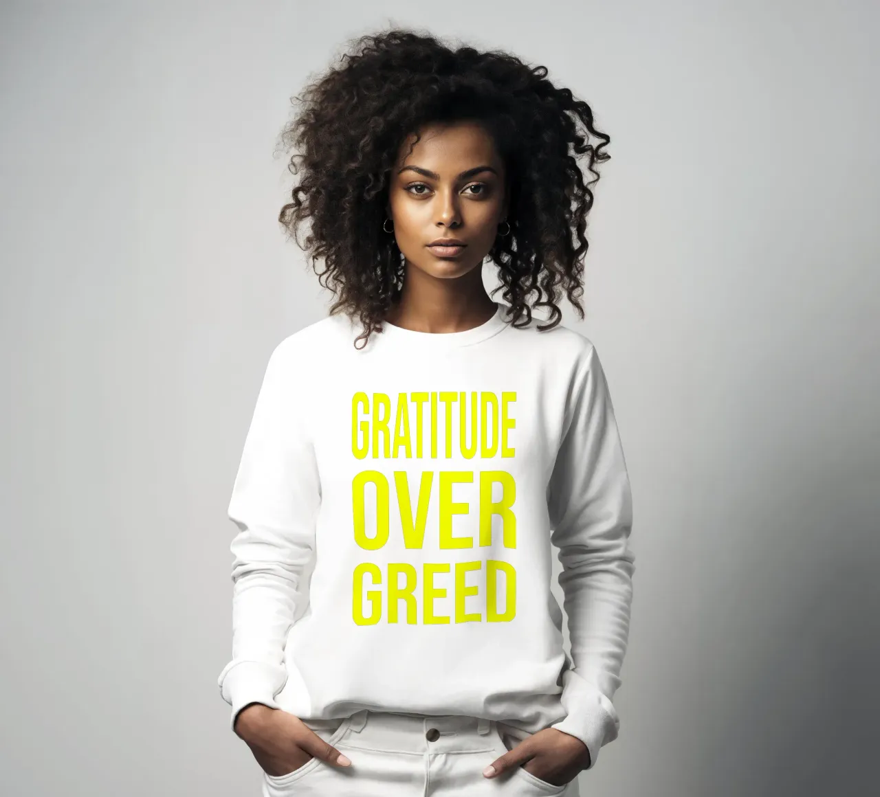OVER Series- bold letters, brave values (5 colors) felpa da OVER SERIES