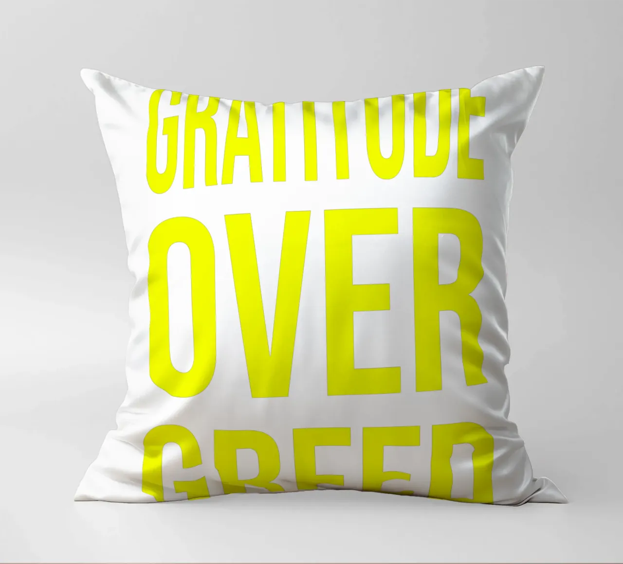 OVER Series- bold letters, brave values (5 colors) cuscino da OVER SERIES