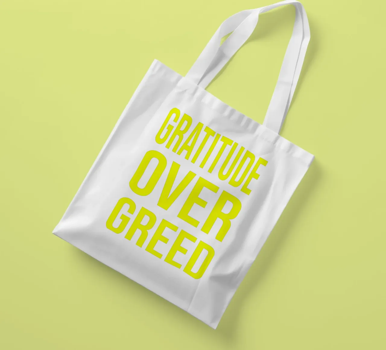 OVER Series- bold letters, brave values (5 colors) borsa in juta da OVER SERIES