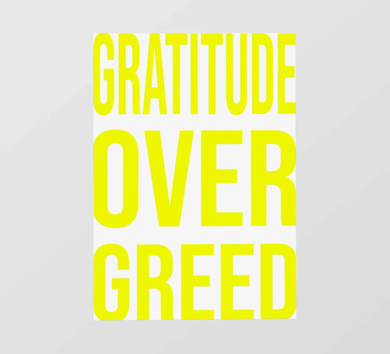OVER Series- bold letters, brave values (5 colors) pellicola backlit da OVER SERIES