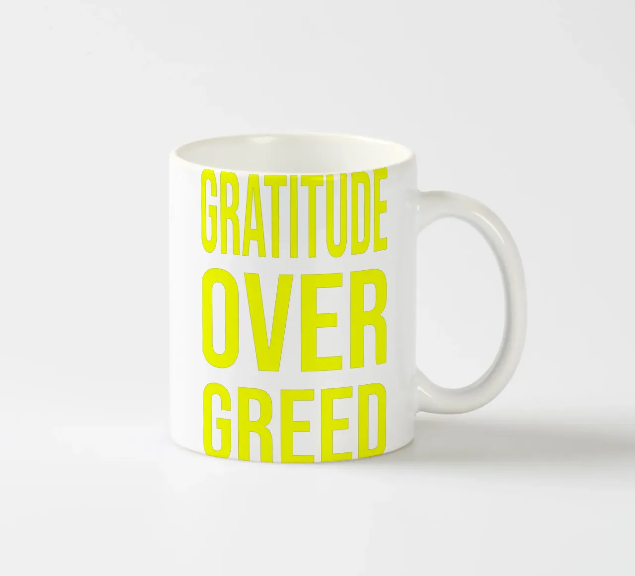 OVER Series- bold letters, brave values (5 colors) tazza in ceramica da OVER SERIES