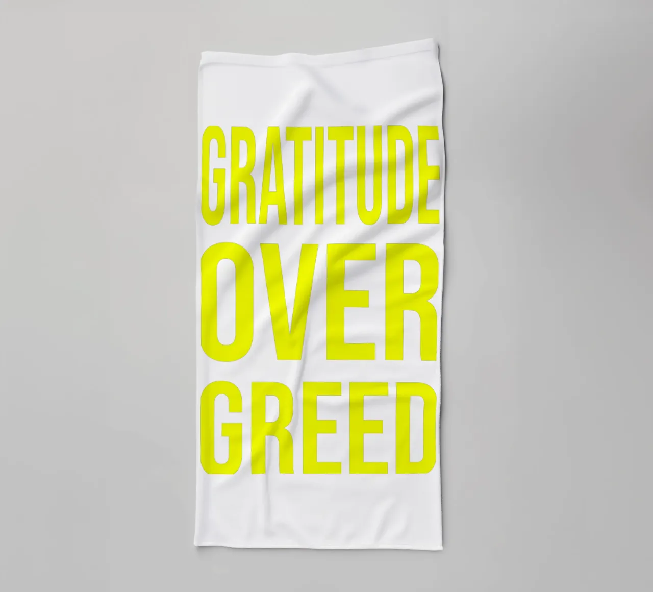OVER Series- bold letters, brave values (5 colors) asciugamano da bagno da OVER SERIES