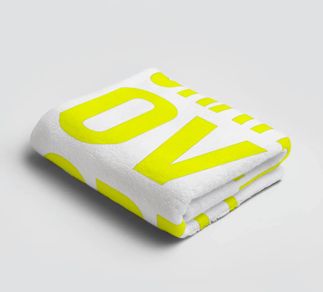 OVER Series- bold letters, brave values (5 colors) asciugamano da bagno da OVER SERIES