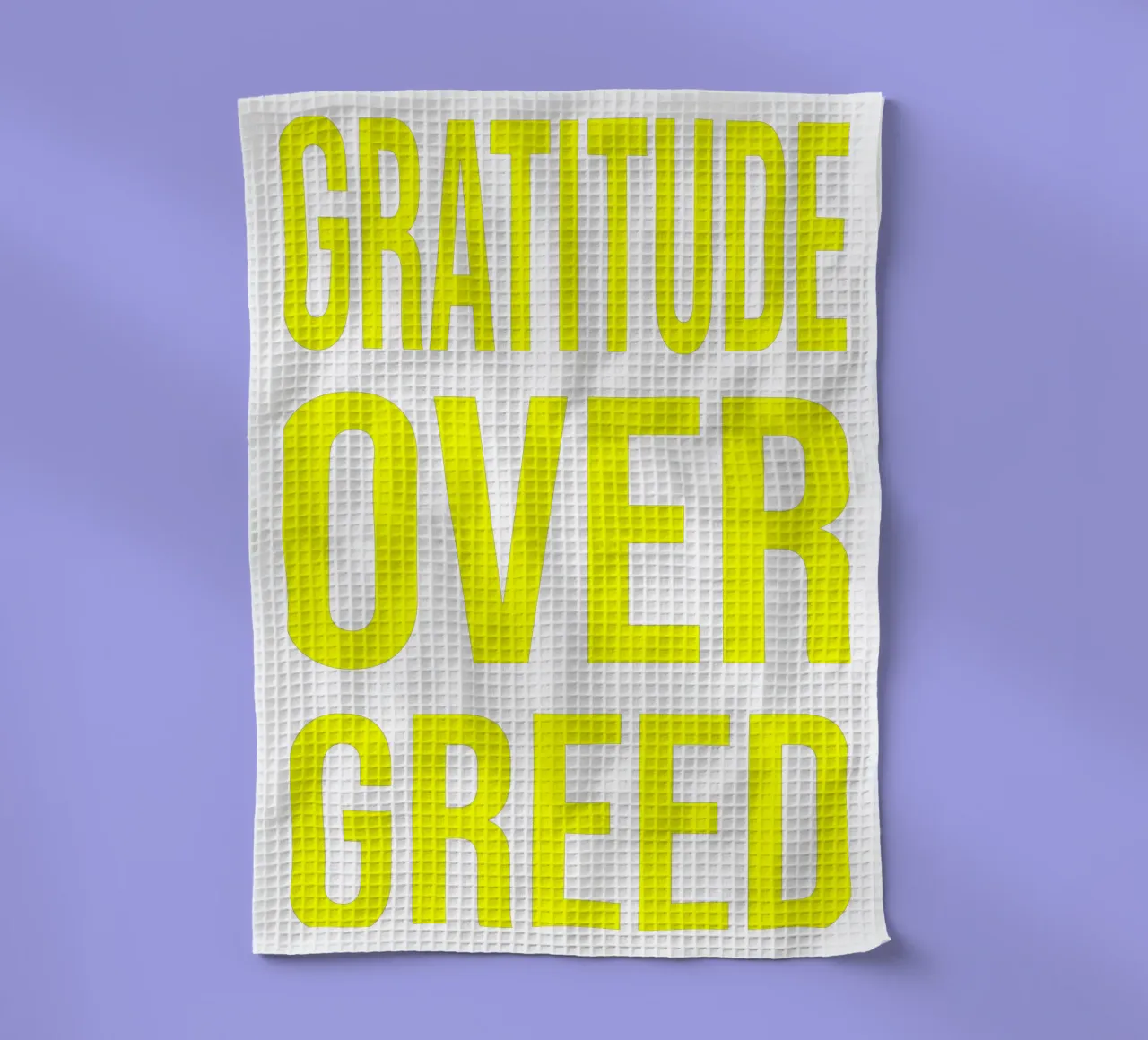 OVER Series- bold letters, brave values (5 colors) canovaccio da cucina da OVER SERIES