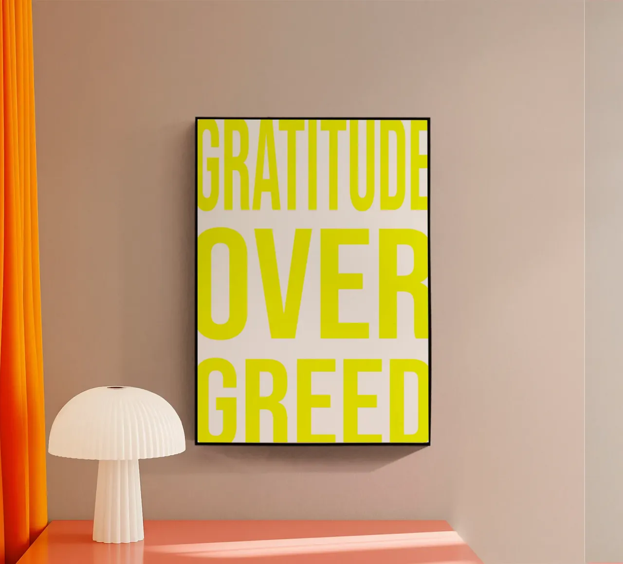 OVER Series- bold letters, brave values (5 colors) plexiglass da OVER SERIES