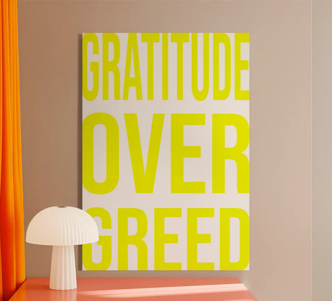 OVER Series- bold letters, brave values (5 colors) plexiglass da OVER SERIES