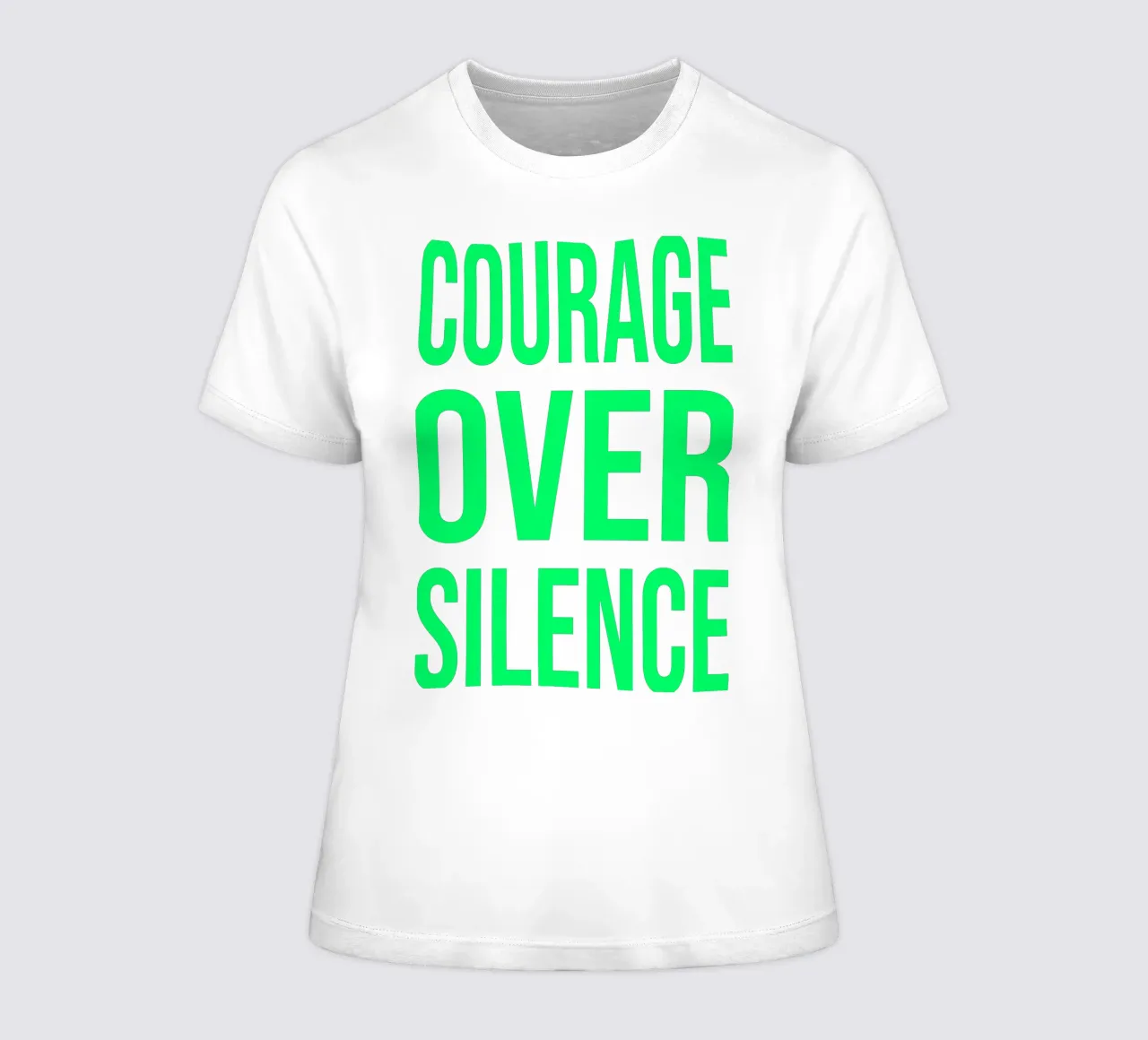 OVER Series- courage over silence (5 colors) t-shirt da donna da OVER SERIES