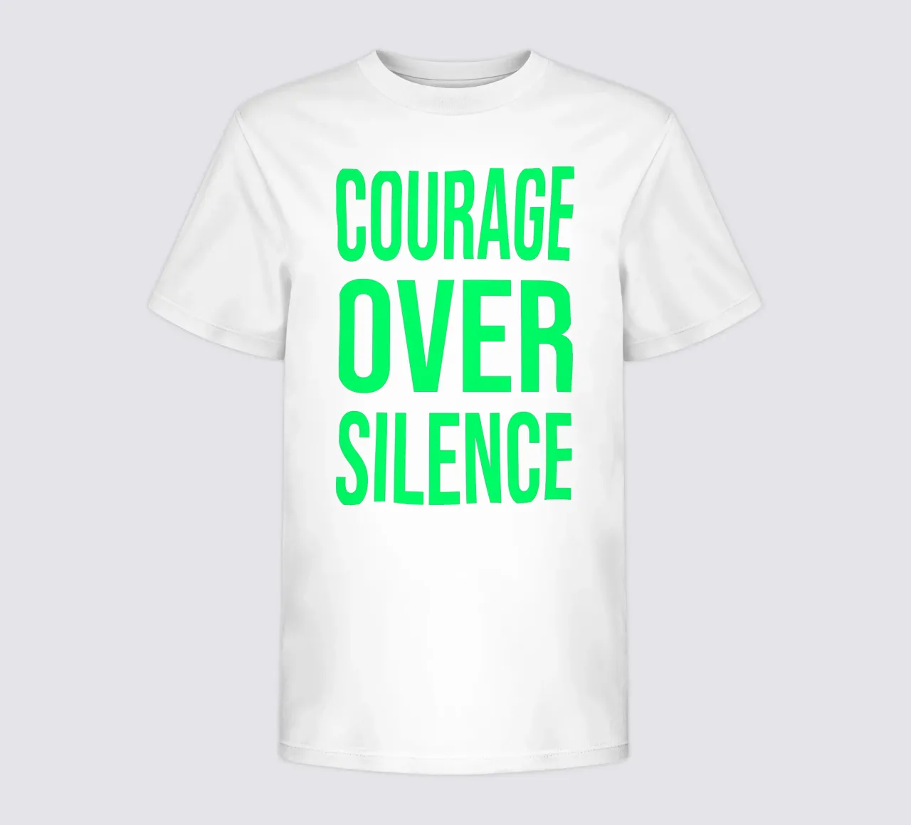 OVER Series- courage over silence (5 colors) t-shirt bambini da OVER SERIES