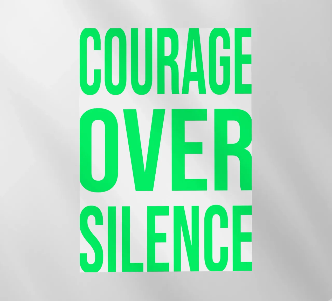OVER Series- bold letters, brave values (5 colors) pellicola backlit da OVER SERIES