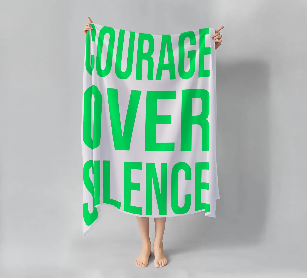 OVER Series- bold letters, brave values (5 colors) telo mare da OVER SERIES