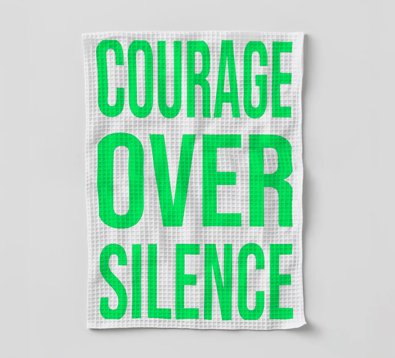 OVER Series- bold letters, brave values (5 colors) torchon de OVER SERIES