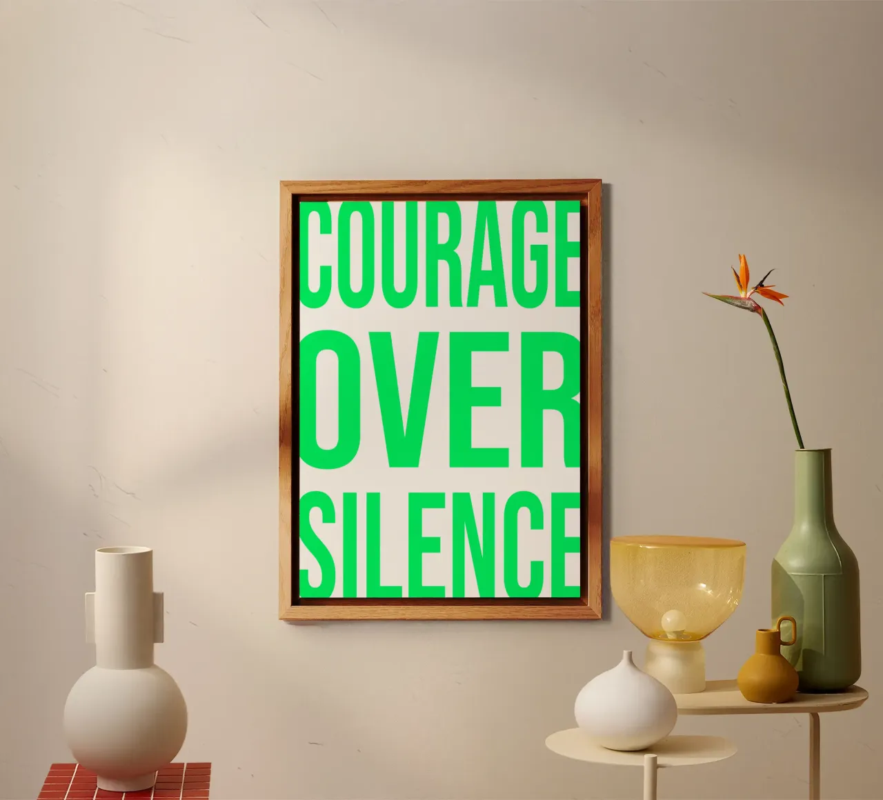 OVER Series- bold letters, brave values (5 colors) alluminio dibond da OVER SERIES