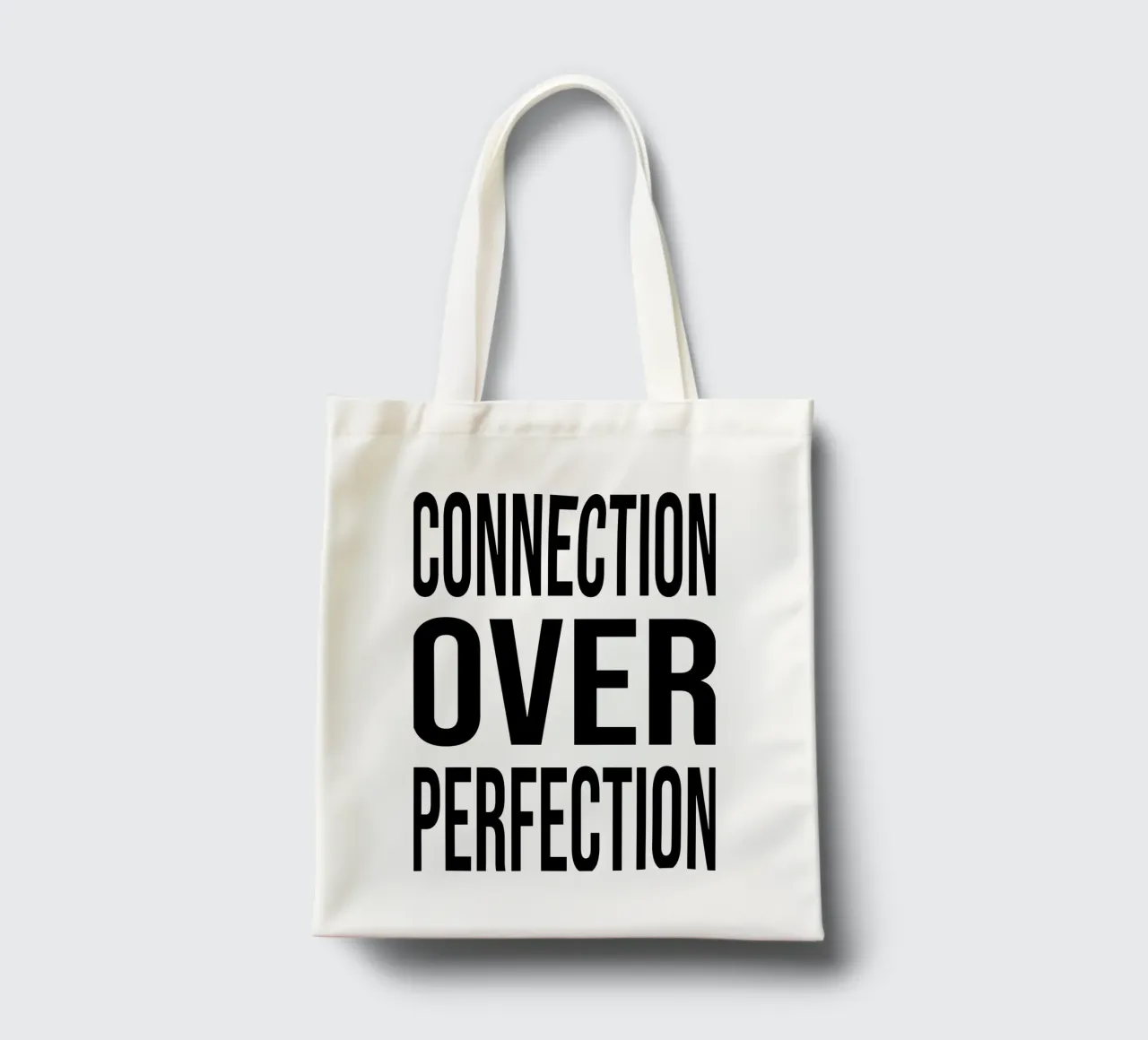 OVER Series- bold letters, brave values (5 colors) borsa in juta da OVER SERIES