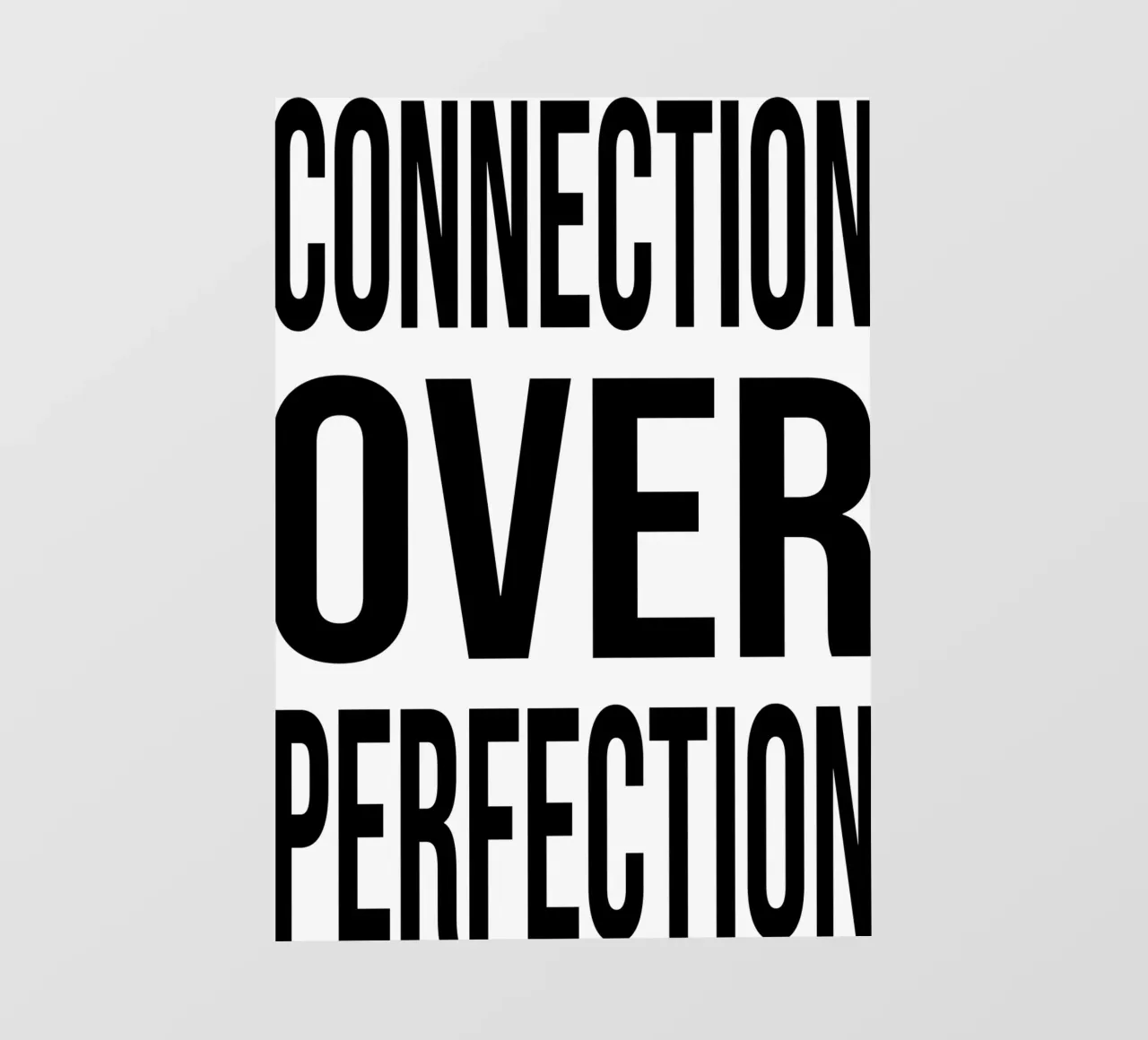 OVER Series- bold letters, brave values (5 colors) telo in pvc da OVER SERIES